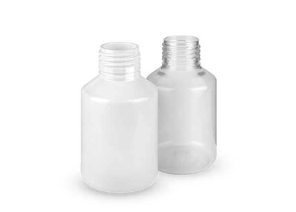 Frasco 100ml em PET, boca 28mm